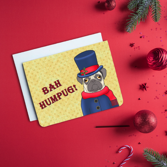 Bah Humpug Christmas Card