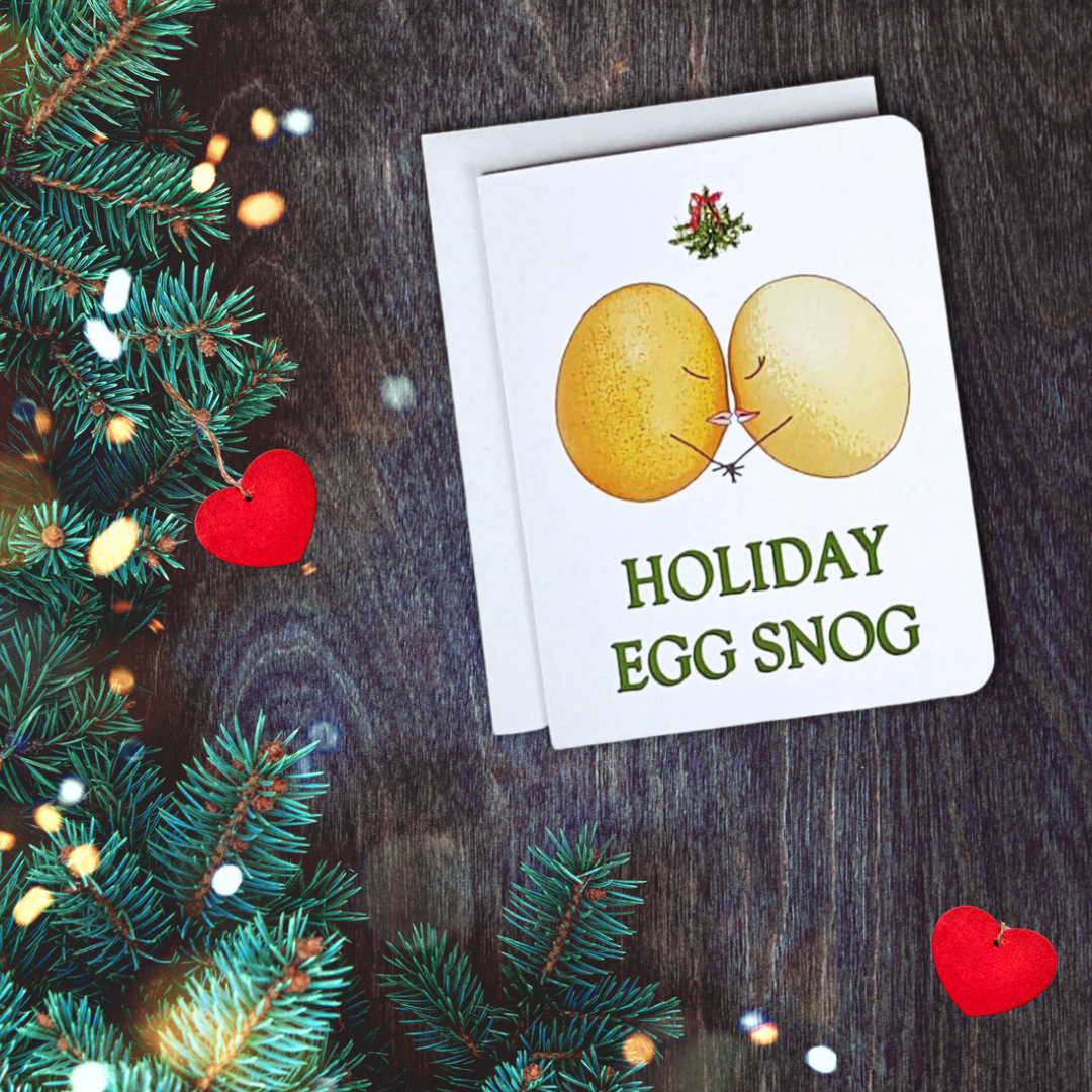 Holiday Egg Snog Card
