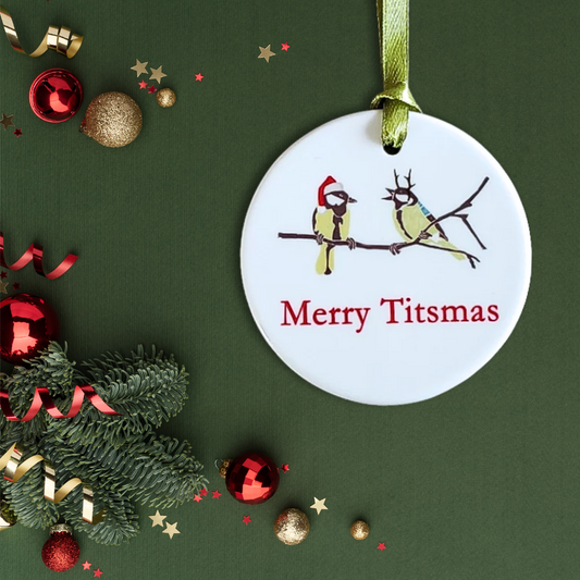 Merry Titsmas Christmas Ornament