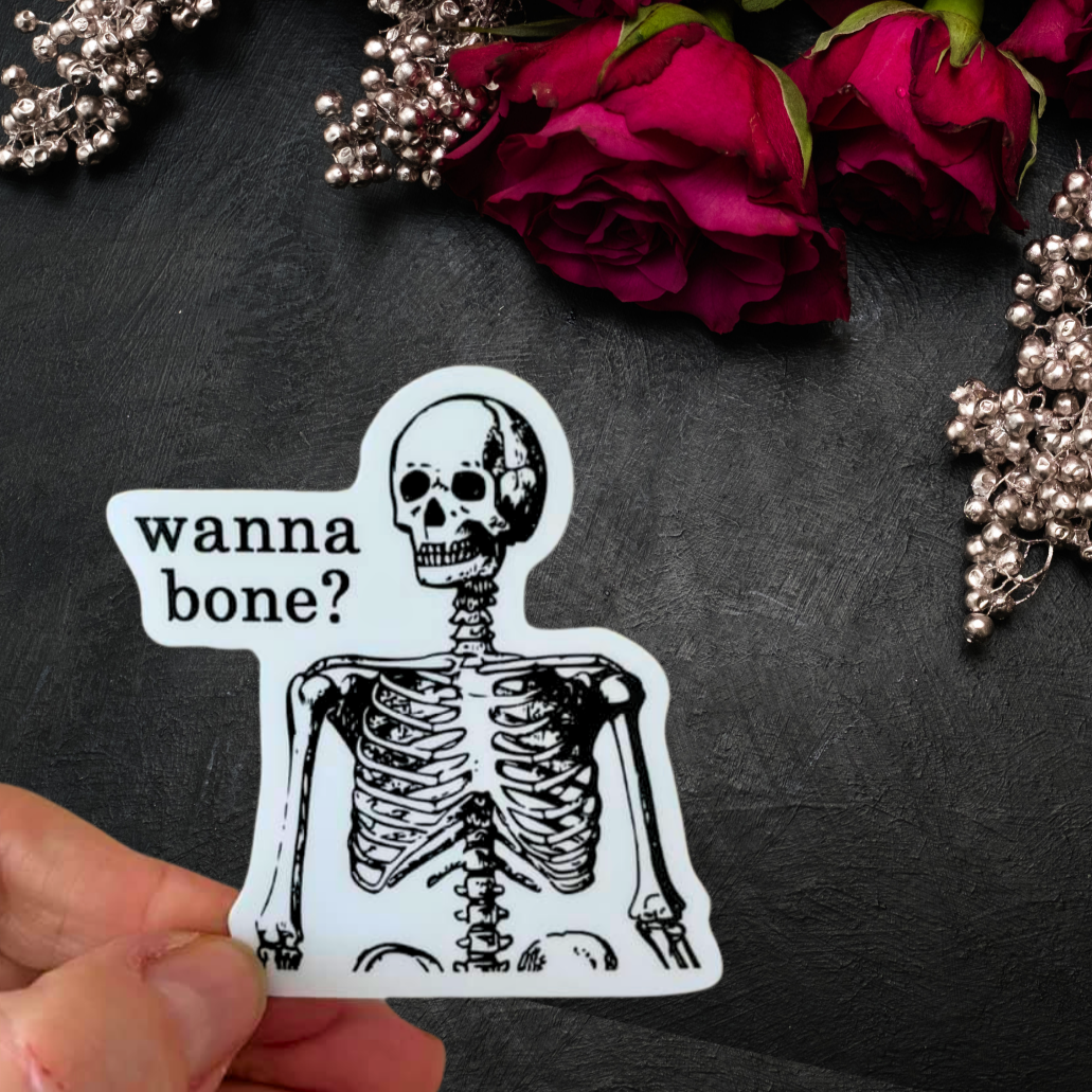 Wanna Bone Vinyl Sticker