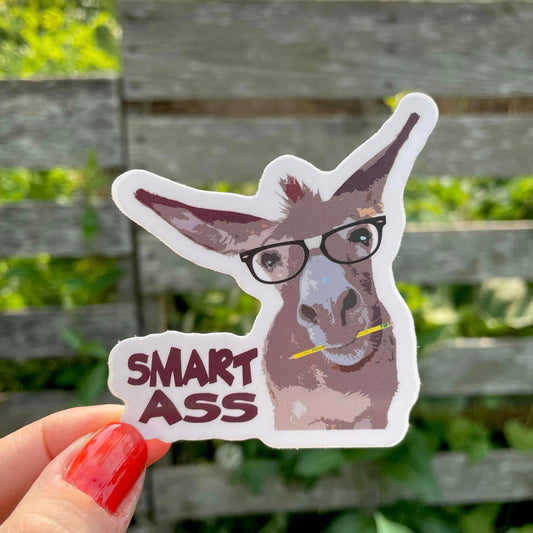 Smart A$$ Vinyl Sticker
