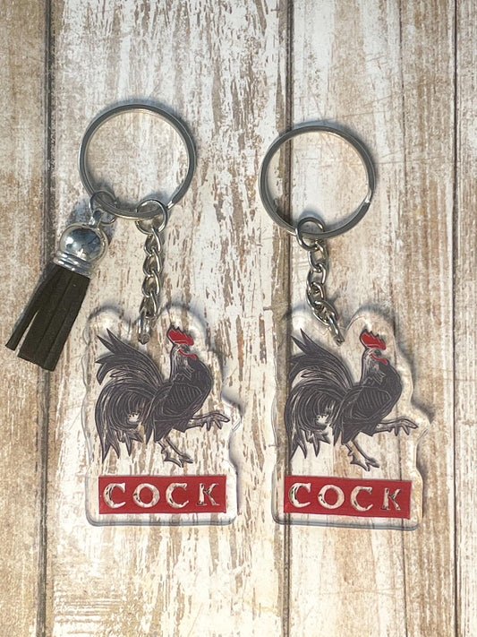 Cock Keychain