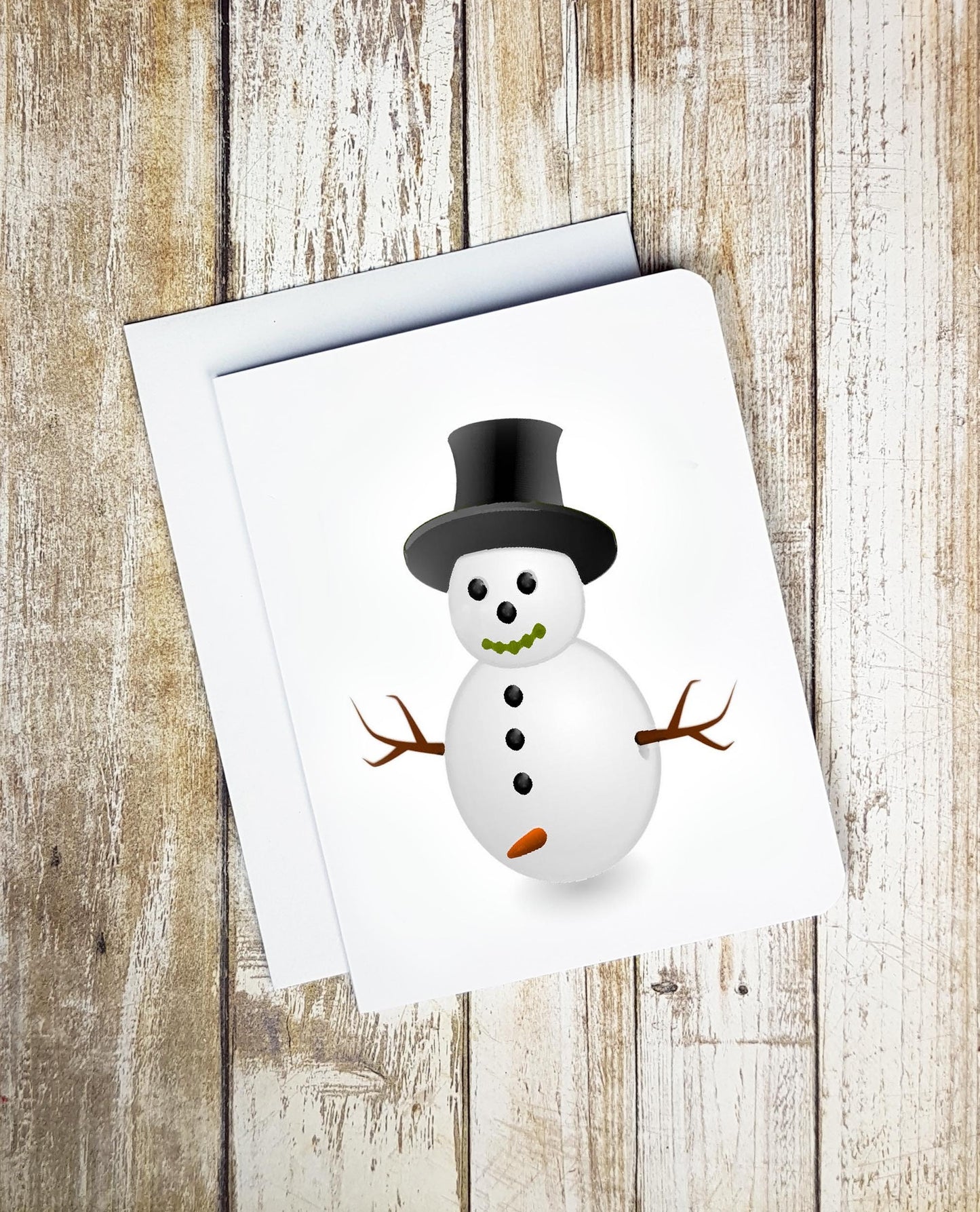 Naughty Snowman Card