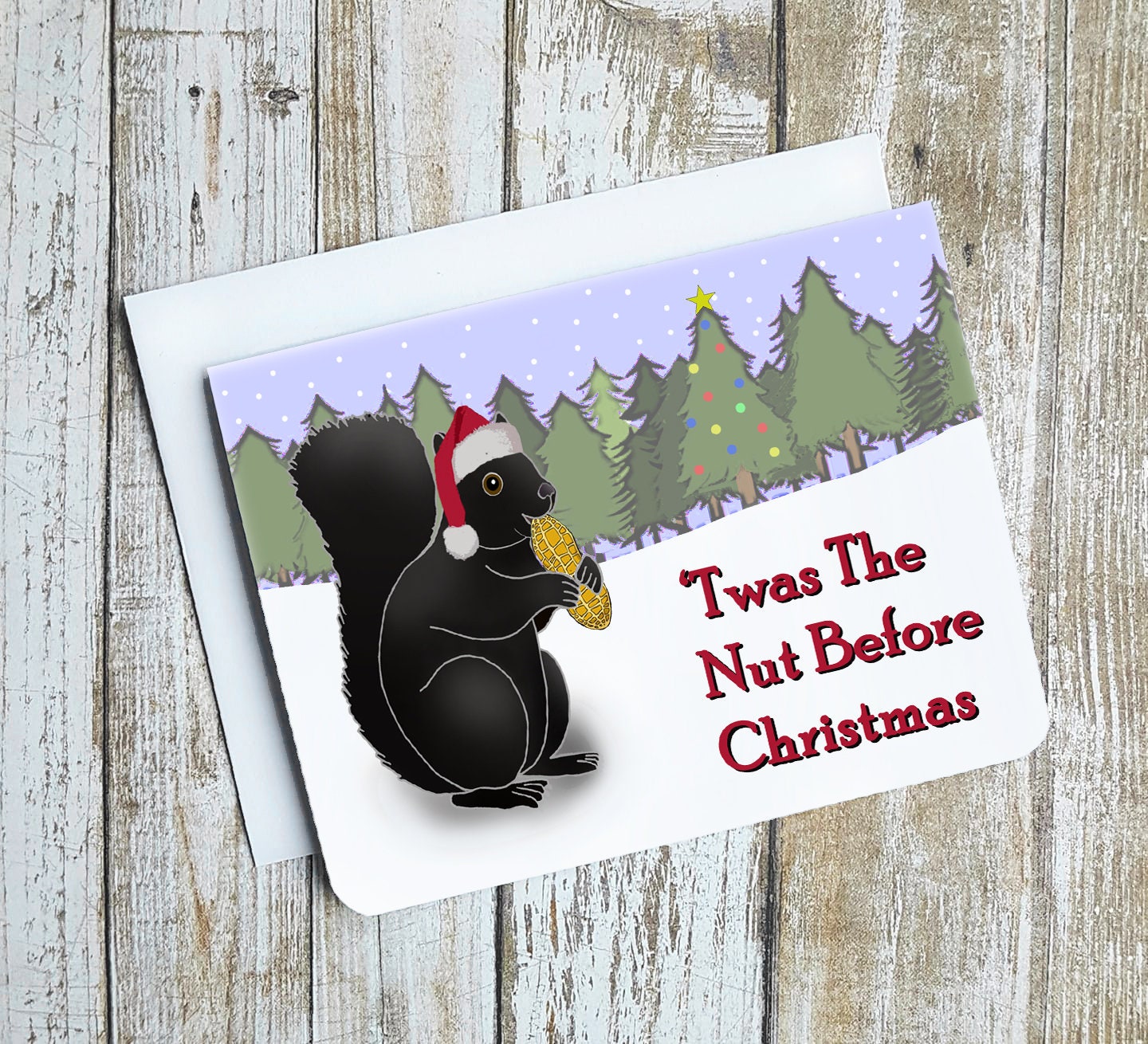 Twas the Nut Before Christmas Card