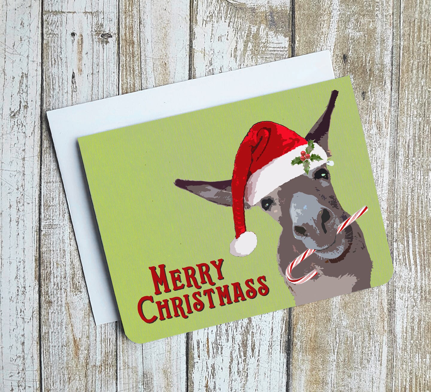Merry Christm-a-s-s Card